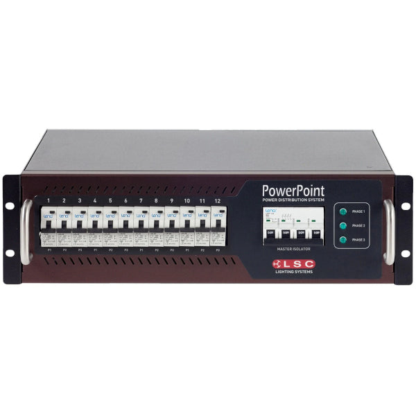 LSC PWP12/10A PowerPoint 12Ch x 10A Power Distribution Rack