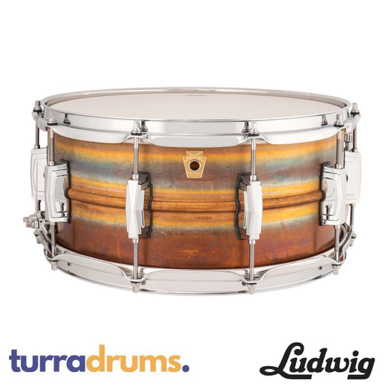 Ludwig Bronze Phonic Raw Snare 14" x 6.5" (LB552R)