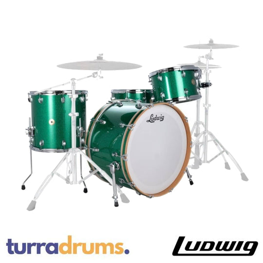 Ludwig Continental Classic 22" 4pc Shell Pack 12/16/22/14 - Green Sparkle