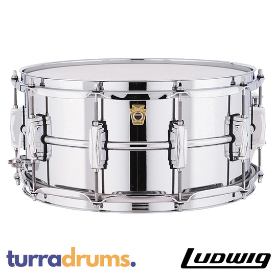 Ludwig 14 x 6.5 Inch Supraphonic Aluminium Snare Drum (LM402)