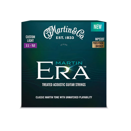 Martin Era Treated Acoustic Guitar Strings - Custom Light (11-52)