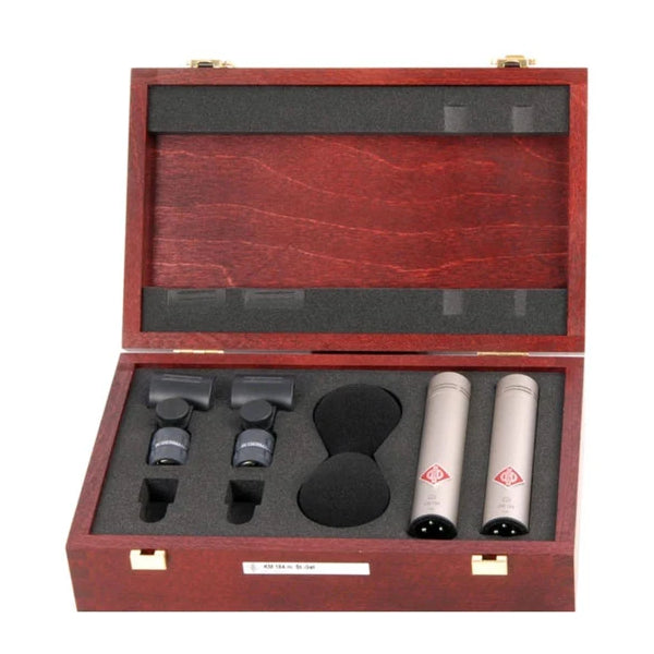 Neumann Stereo KM184 Set - – KM 0 mt MT Microphone Nickel set