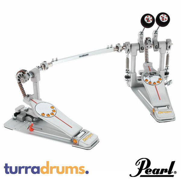 Pearl Demon Drive Chain Drive Double Bass Drum Pedal (P-3002C)