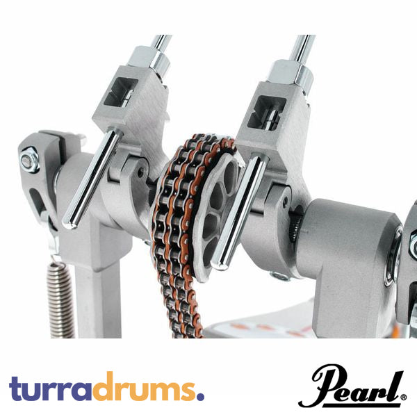 Pearl Demon Drive Chain Drive Double Bass Drum Pedal (P-3002C)