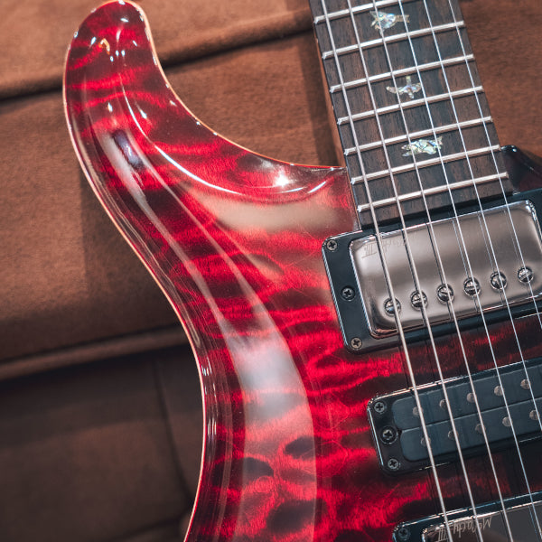 PRS Wood Library Special Semi-Hollow Artist Quilt Top - Fire Red