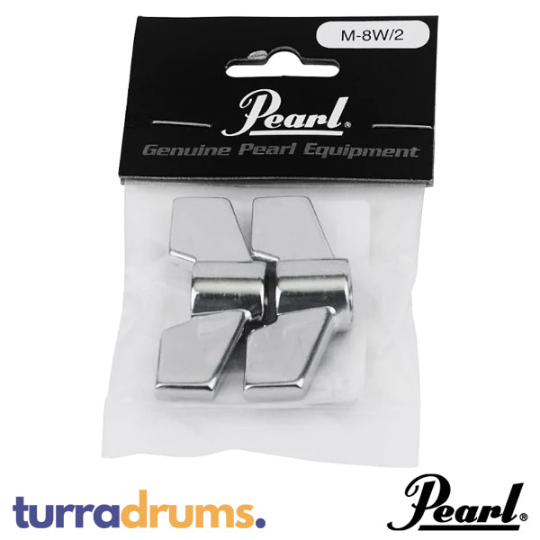 Pearl Wingnut Metal 8mm 2-Pack (M-8W/2)