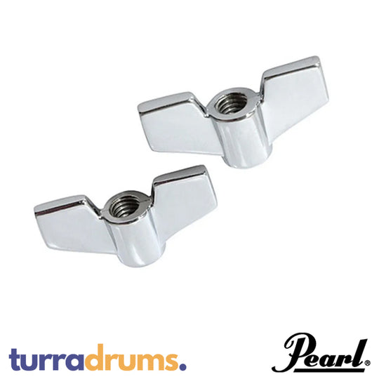 Pearl Wingnut Metal 8mm 2-Pack (M-8W/2)