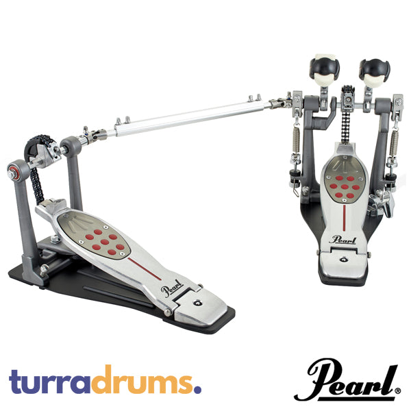 Pearl P2052C Eliminator Redline Chain Drive Double Kick Pedal (P-2052C)
