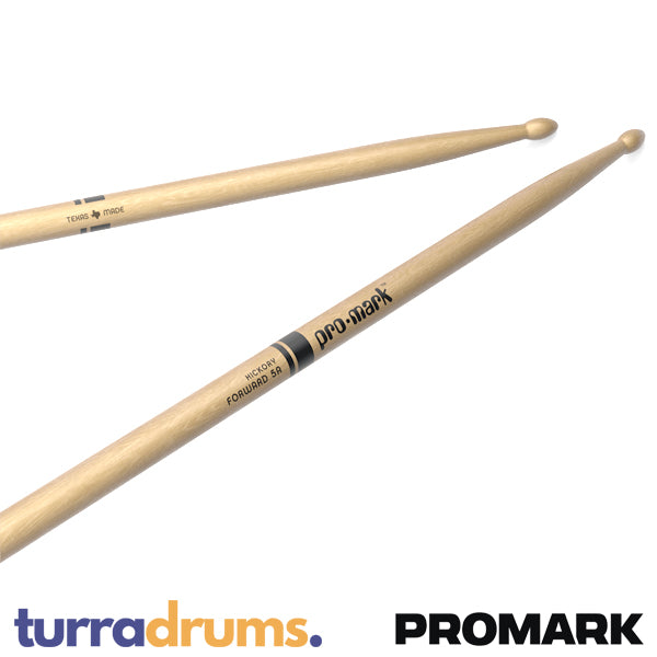 ProMark Classic Forward 5A Wood Tip Hickory Drumsticks (TX5AW)