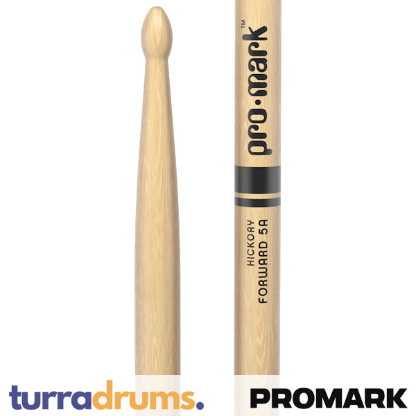 ProMark Classic Forward 5A Wood Tip Hickory Drumsticks (TX5AW)