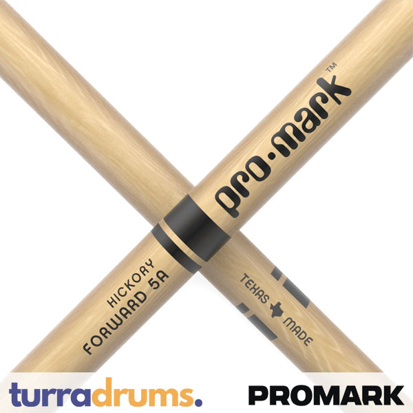 ProMark Classic Forward 5A Wood Tip Hickory Drumsticks (TX5AW)