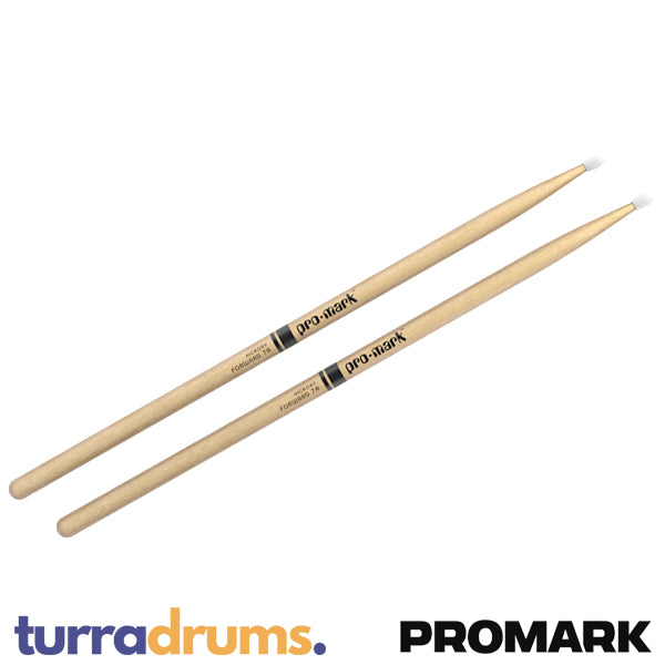 ProMark Classic Forward 7A Nylon Tip Hickory Drumsticks (TX7AN)