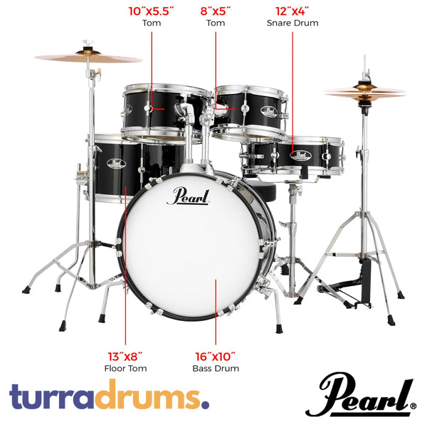 Pearl Roadshow Junior - Complete Drum Kit Package