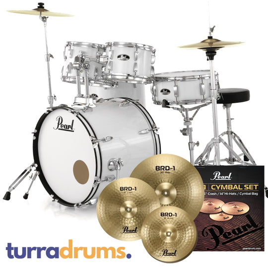 Pearl Roadshow Plus Fusion 20 Drum Kit Package with Pearl BRD-1 Cymbal Pack