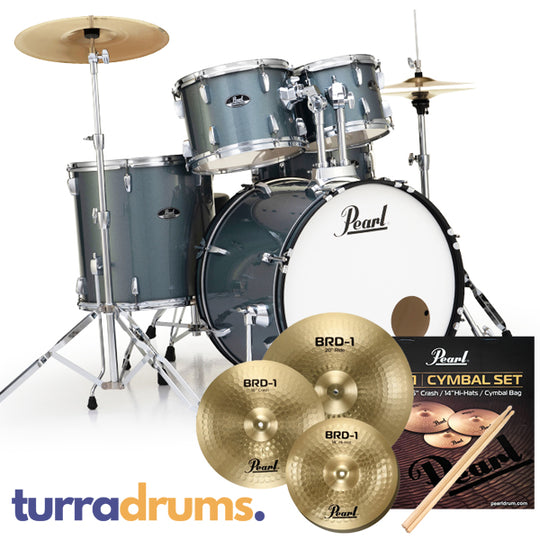Pearl Roadshow Plus Fusion 22 Drum Kit Package with Pearl BRD-1 Cymbal Pack