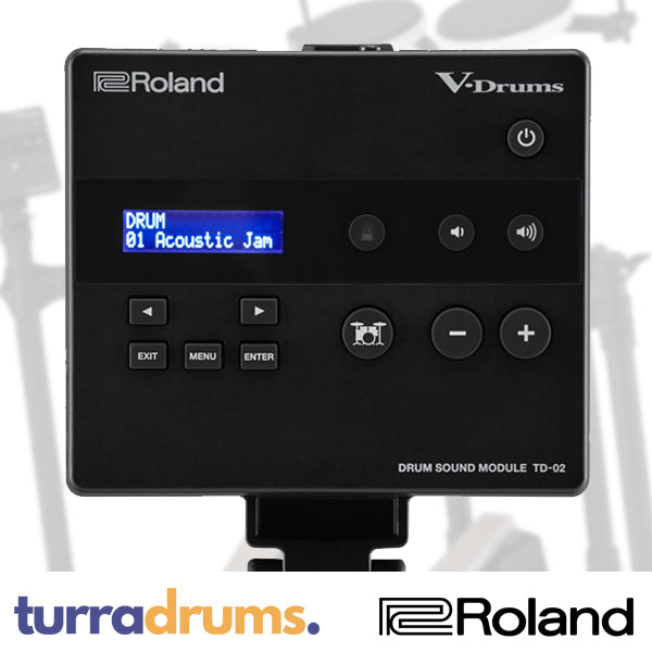 Roland TD-02KV Electronic Drum Kit with Mesh Snare Pad (TD02KV)