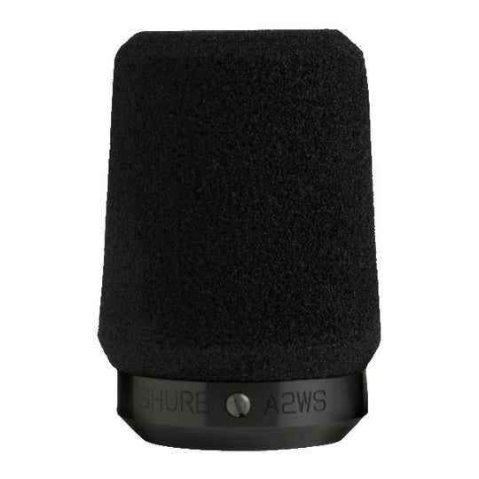 Shure A2WS Locking Mic Windsock Black