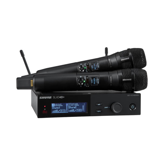 Shure SLXD24D+/N8C Dual Digital Wireless Nexadyne 8/C System