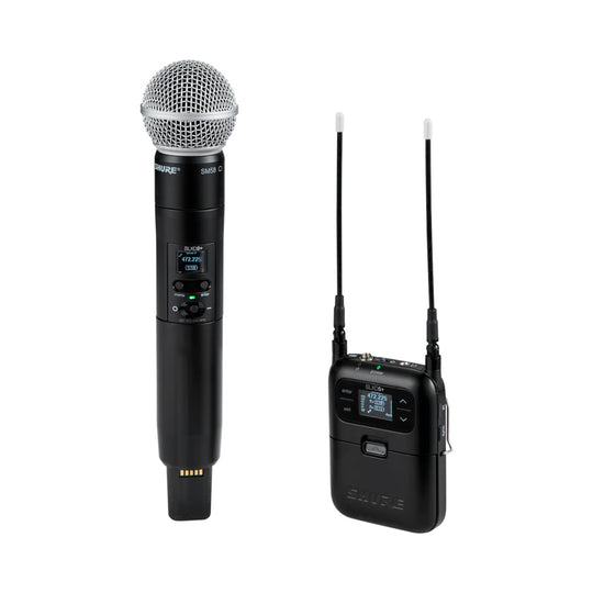 Shure SLXD25+/58 Portable Digital Wireless SM58 System