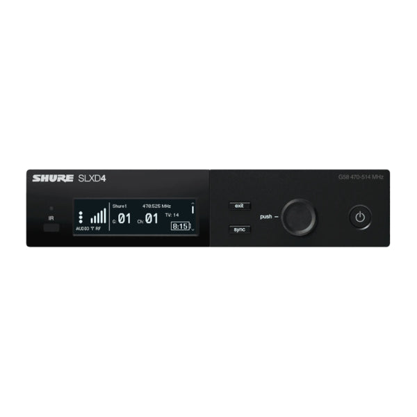 Shure SLXD4 Receiver (Front)