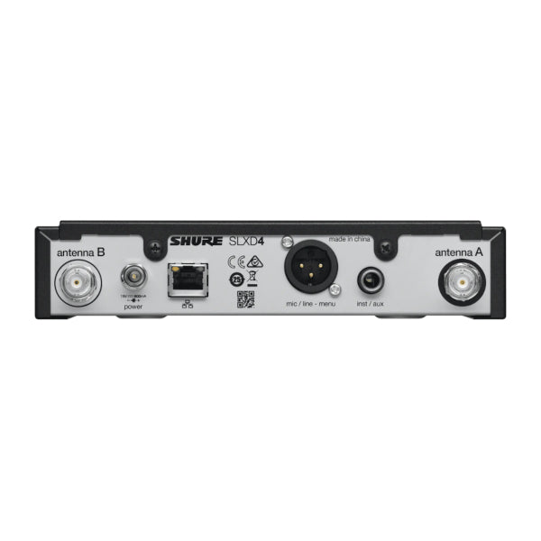 Shure SLXD4 Receiver (Rear)