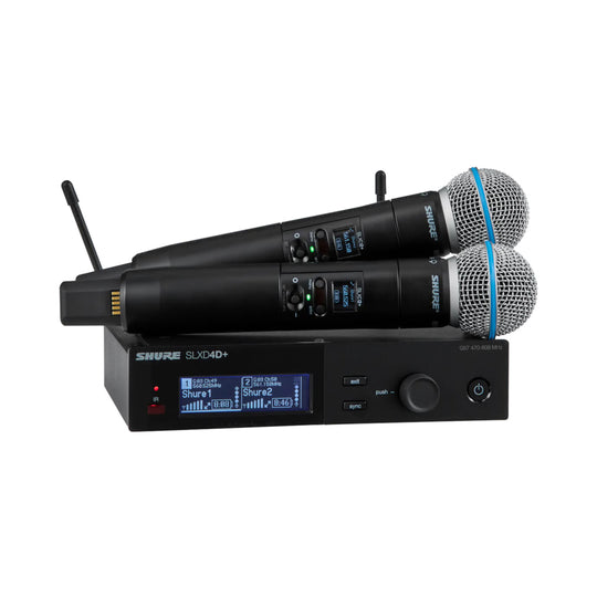 Shure SLXD24D+/B58 Dual Digital Wireless Beta 58A System
