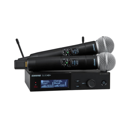 Shure SLXD24D+/58 Dual Digital Wireless SM58 System