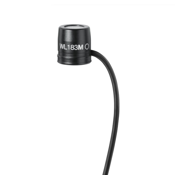 Shure WL183M Low-Profile Omnidirectional Lavalier Microphone (TA4F)