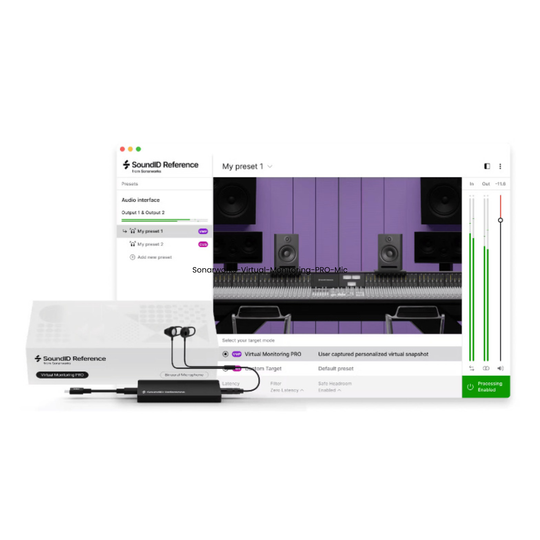 Sonarworks SoundID Reference Upgrade to Monitoring PRO + Mic