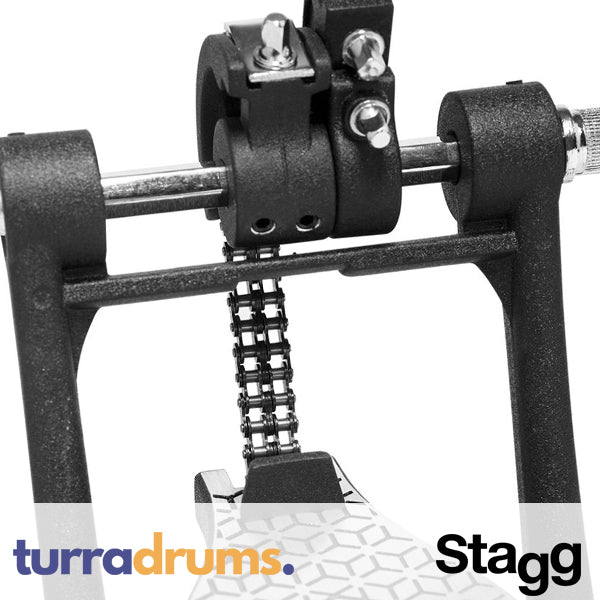 stagg pedal Stagg PPD-52 Chain Drive Double Bass Drum Pedal