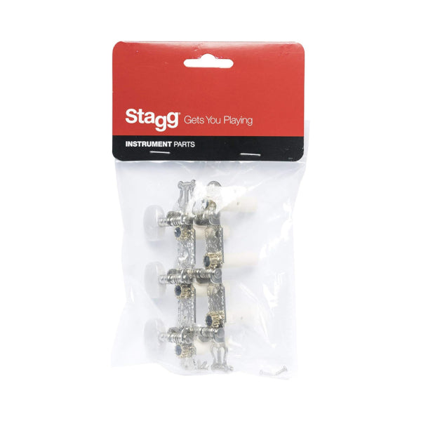 Stagg Classical Guitar Machine Heads Chrome (SP-MHCL-STD) | Turra Music