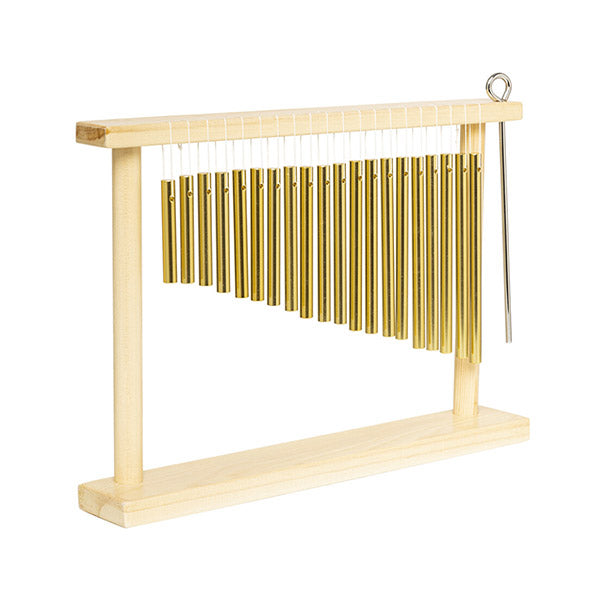 Stagg Pipe Chimes 20 Bars on wooden frame