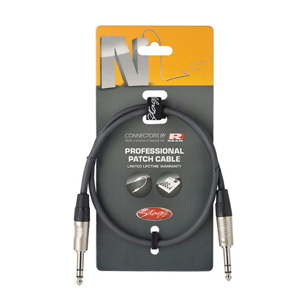 Stagg Audio Cable TRS 1/4"  60cm NPC060SR