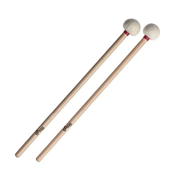 Stagg Timpani Mallets 35mm Soft Felt Head F35