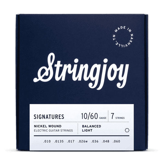 Stringjoy Signatures 7 String Nickel Wound Electric Guitar Strings