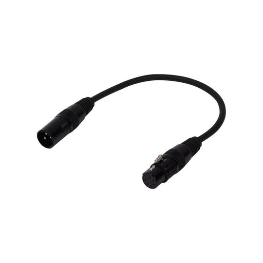 Swamp 3pin to 5pin DMX Cable 110ohm - 20cm