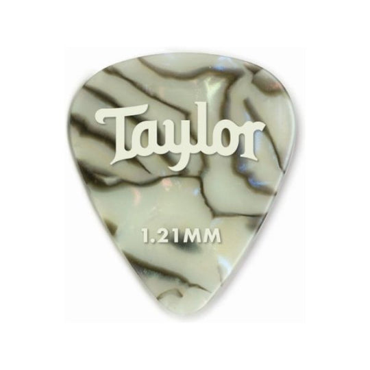 Taylor Celluloid 351 Guitar Picks - Abalone 1.21mm (12 Pack)