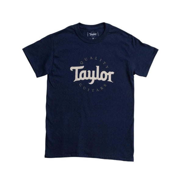 Taylor Men’s Two-Colour Logo Tee - Navy (XL)