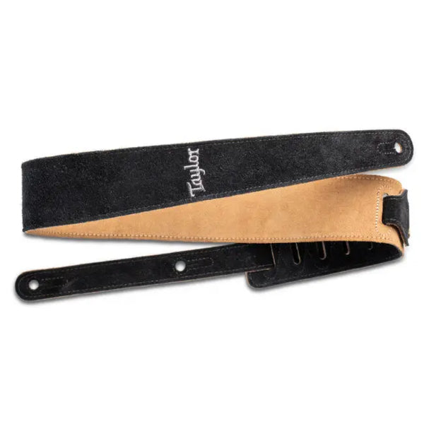 Taylor 2.5" Embroidered Suede Guitar Strap