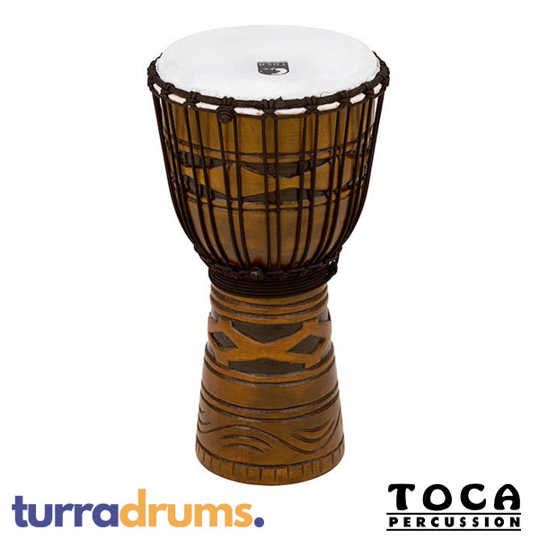 Toca Origins Series 10" Rope-Tuned Wooden Djembe