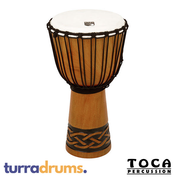 Toca Origins Series 10" Rope-Tuned Wooden Djembe
