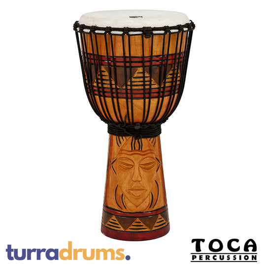 Toca Origins Series 10" Rope-Tuned Wooden Djembe