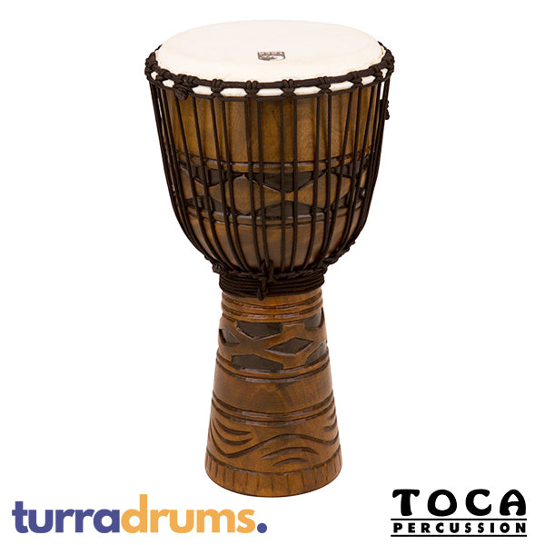 Toca Origins Series 12" Rope-Tuned Wooden Djembe
