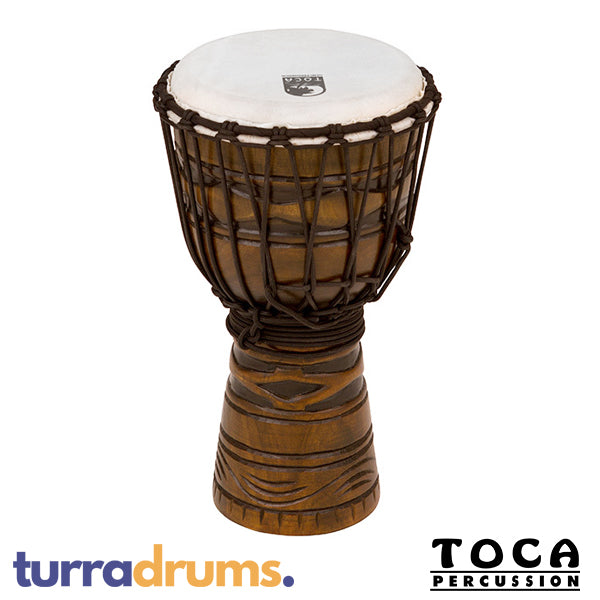 Toca Origins Series 8" Rope-Tuned Wooden Djembe