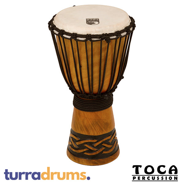 Toca Origins Series 8" Rope-Tuned Wooden Djembe