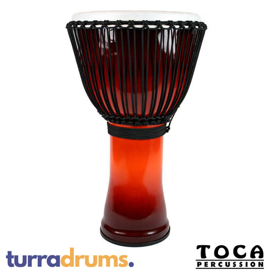 Toca Freestyle II Series 10" Rope-Tuned Synthetic Djembe
