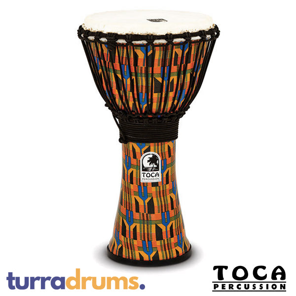 Toca Freestyle II Series 10" Rope-Tuned Synthetic Djembe
