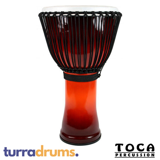 Toca Freestyle II Series 12" Rope-Tuned Synthetic Djembe