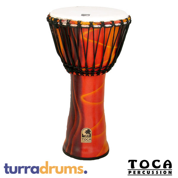 Toca Freestyle II Series 12" Rope-Tuned Synthetic Djembe
