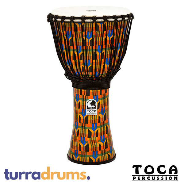 Toca Freestyle II Series 12" Rope-Tuned Synthetic Djembe